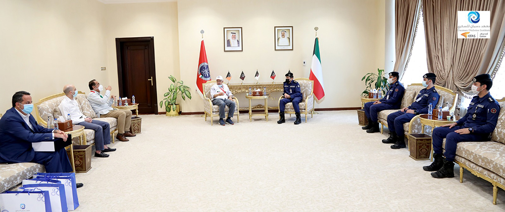 Dasman Diabetes Institute Honors the Kuwait Fire Service Directorate meeting